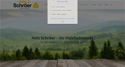 Desktop Screenshot of holz-schroeer.de