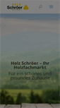 Mobile Screenshot of holz-schroeer.de